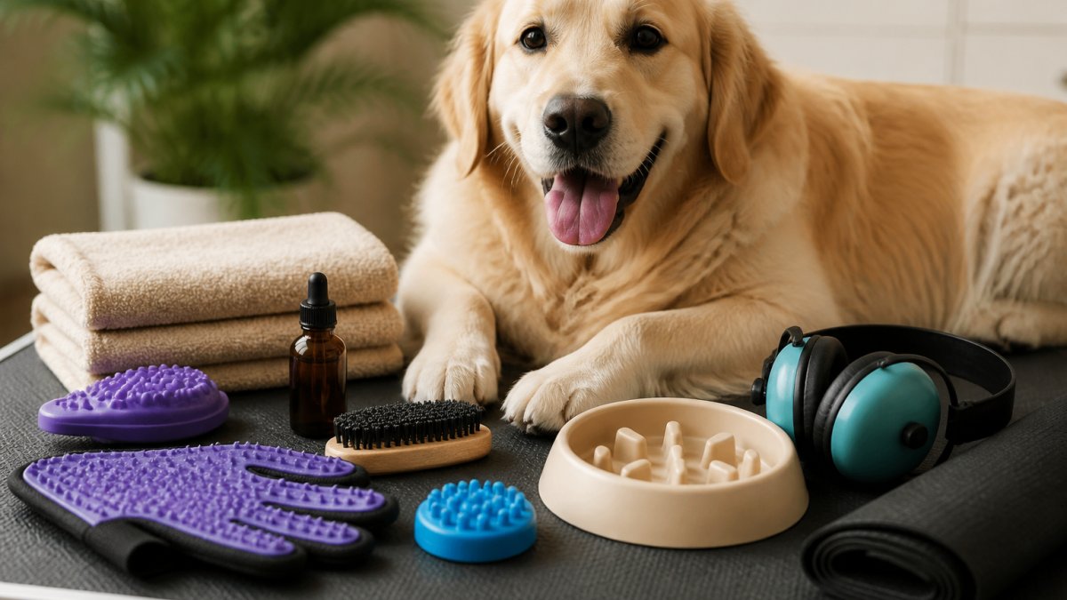 Best Calming Tools for Dog Grooming