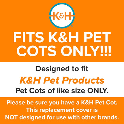 Original Pet Cot Replacement Cover for Elevated Dog Beds (Cot Sold Separately)