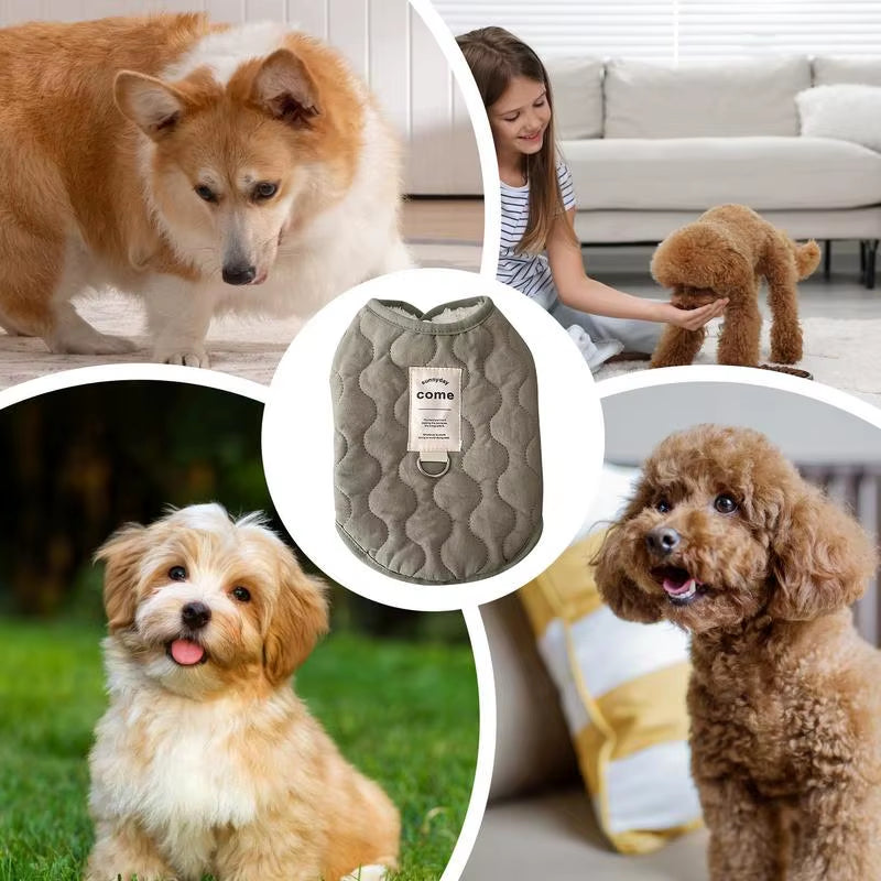 SnuggleShield Winter Coat – Warmth Meets Walk-Ready Convenience for Small Dogs & Cats
