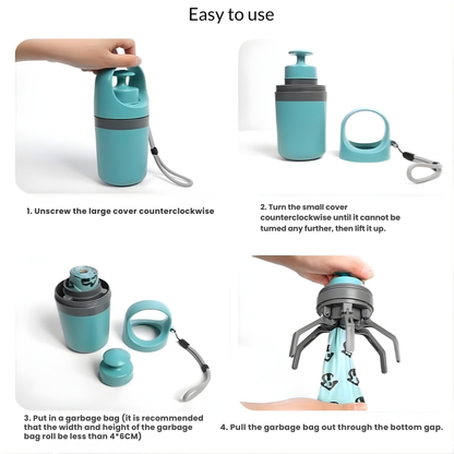 Portable Dog Pooper Scooper with Bags