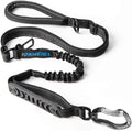 Dog Leash, Dog Leash for Large Dogs, Multifunctional Dog Leashes for Medium Dogs, Adjustable Dog Leash with Car Seatbelt, 4-6 FT Strong Bungee Dog Leash