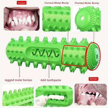 Vet-Approved Dental Chew Stick - 3-In-1 Cooling Toothbrush Toy for Small/Medium Dogs, Summer Teeth Cleaning & Gum Massage