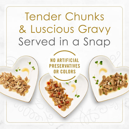 Purina  Petites Gravy Adult Gourmet Single Serve Break Apart Wet Cat Food