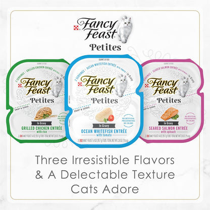 Purina  Petites Gravy Adult Gourmet Single Serve Break Apart Wet Cat Food