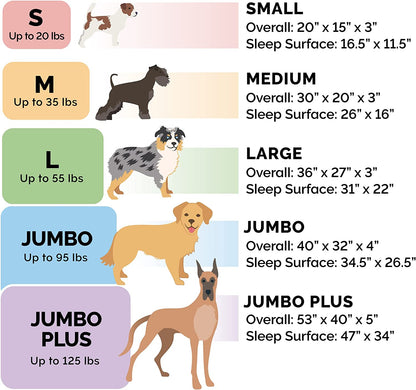Replacement Pet Bed Cover - Plush Velvet Waves Perfect Comfort Sofa Washable Dog Bed Cover, Brownstone, Large