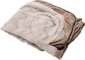 Replacement Pet Bed Cover - Plush Velvet Waves Perfect Comfort Sofa Washable Dog Bed Cover, Brownstone, Large