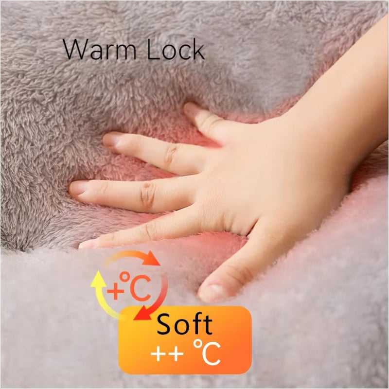 Warm Dog House Detachable Pet Sleeping Bed for Small Medium Dogs Cats Soft Non-Slip Dog Kennel Puppy Kitten Nest Pet Supplies