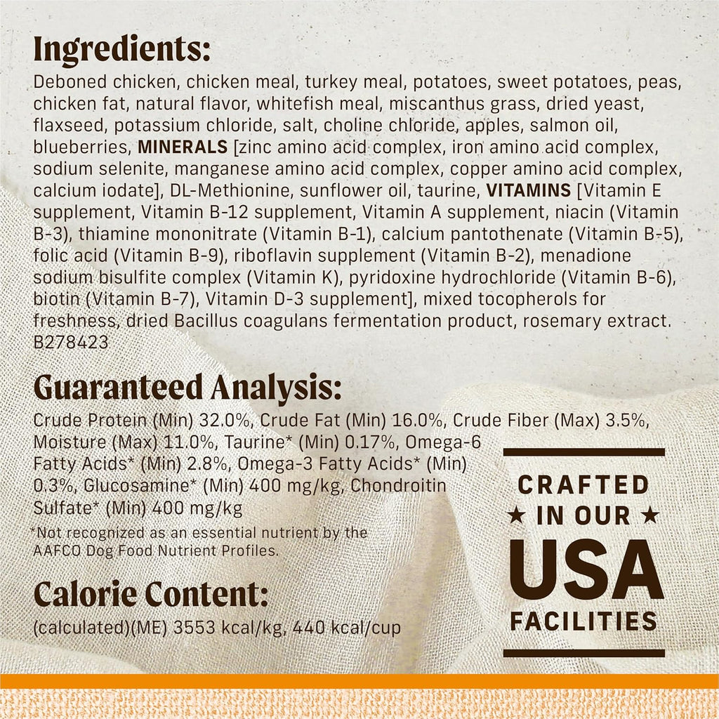 Lil' Plates Small Breed Dog Food, Grain Free Real Chicken and Sweet Potato Recipe, Small Dog Food - 20 Lb Bag